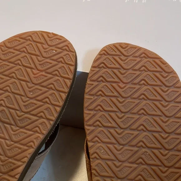 Reef leather smoothy flip flop men’s size 10 - Picture 9 of 11